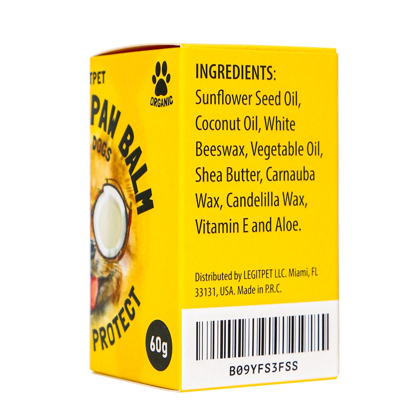 Coconut Dog Paw Balm