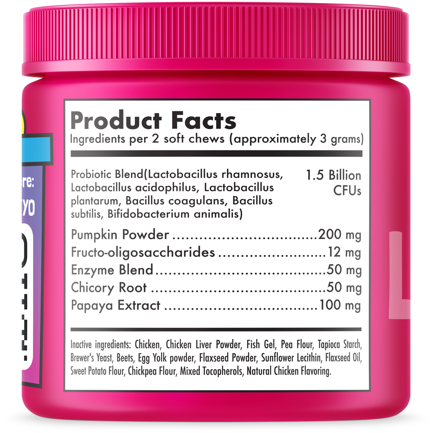 Probiotic Cat Treats Digestive Support with Pumpkin & Papaya