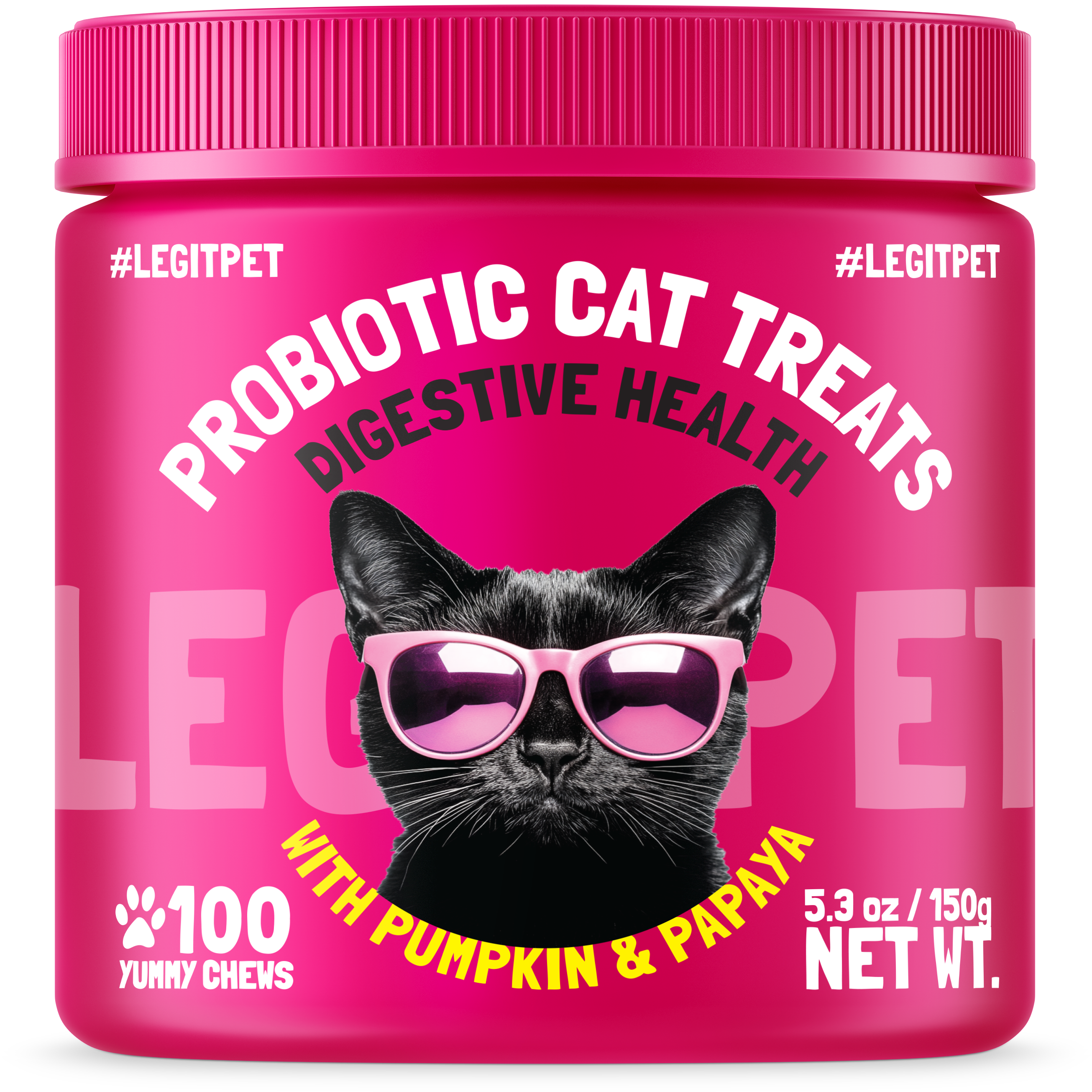 Probiotic Cat Treats Digestive Support with Pumpkin & Papaya