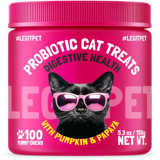 Probiotic Cat Treats Digestive Support with Pumpkin & Papaya