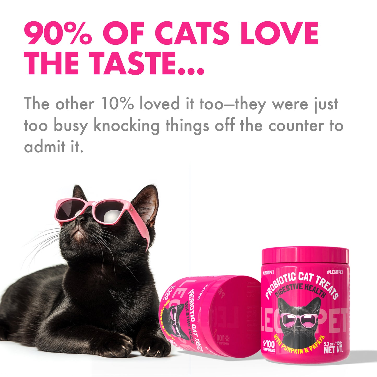 Probiotic Cat Treats Digestive Support with Pumpkin & Papaya
