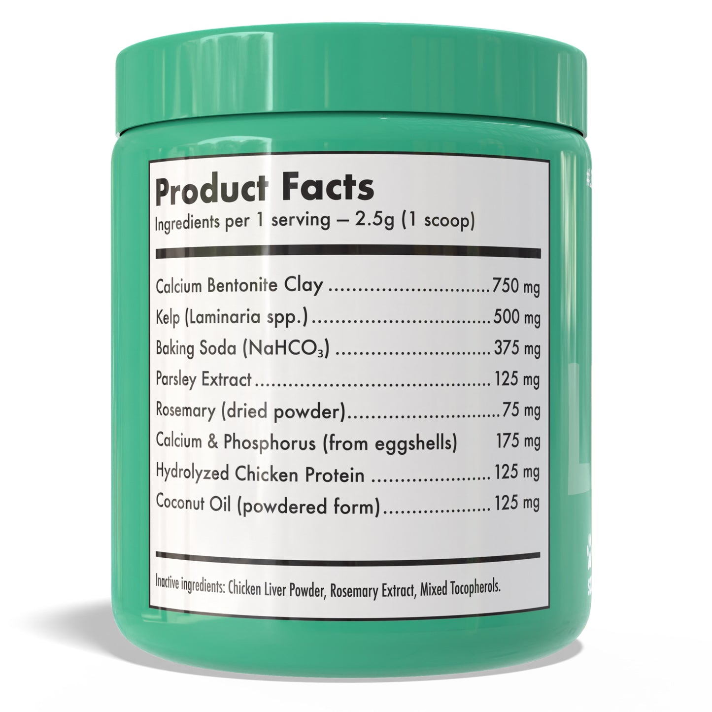 Dog Dental Powder Clean & Fresh Teeth with Kelp & Calcium 80 Scoops