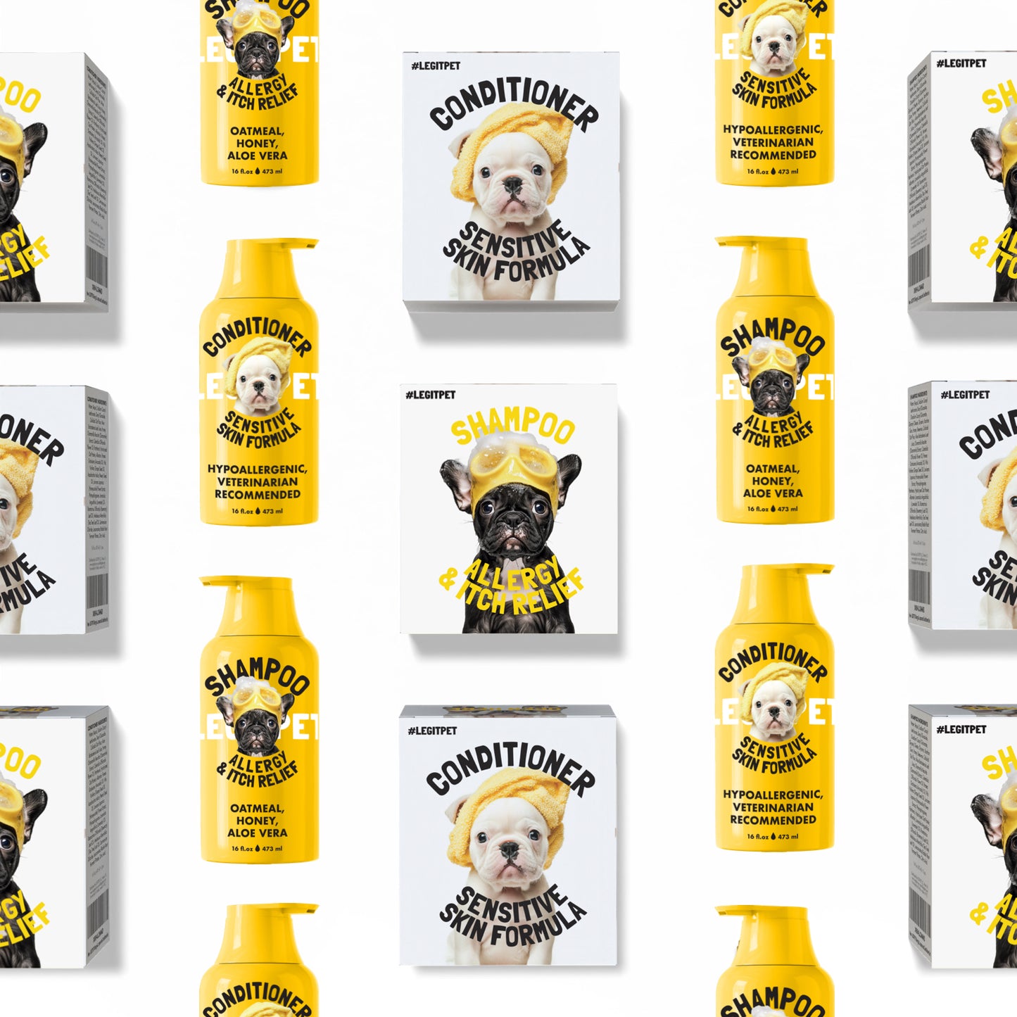 Oatmeal Dog Shampoo & Conditioner Itch & Allergy Relief