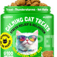 Calming cat treats with L-tryptophan & Valerian root