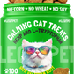 Calming cat treats with L-tryptophan & Valerian root