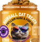 Hairball cat treats with Psyllium Husk & Fish oil