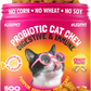 Probiotic Cat Chews for Digestive & Gut Health Daily Supports, Chicken Flavor, 500 Chews