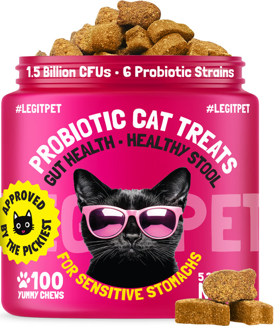 Probiotic Cat Treats Digestive Support with Pumpkin & Papaya