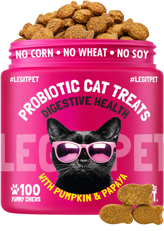 Probiotic Cat Treats Digestive Support with Pumpkin & Papaya