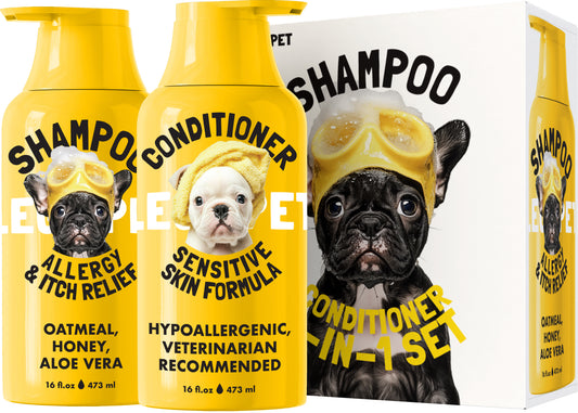 Oatmeal Dog Shampoo & Conditioner Itch & Allergy Relief