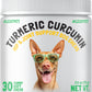 Turmeric Curcumin Hip & Joint Dogs Chew Support for Arthritis & Mobility with Collagen & BioPerine