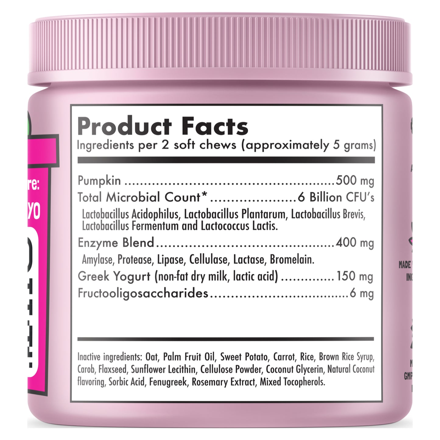 Probiotic for Dogs - with Natural Digestive Enzymes