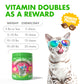 Calming Crunchy Chews for Cats with L-Theanine & L-Tryptophan, 500 treats