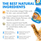 Multivitamin Cat  Crunchy Treats Daily Vitamins with Taurine, Omega 3 & L-Lysine, Chicken Flavor, 500 Crunchy Pillows