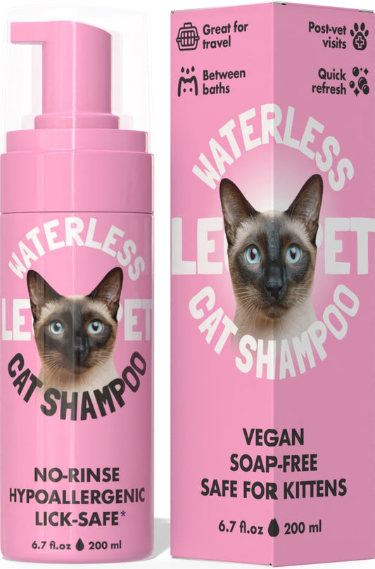 Waterless Cat Shampoo, Lick-Safe Formula, Helps Neutralize Odors & Refresh Coat Between Baths, 6.7 oz