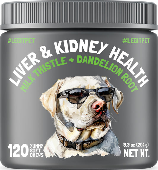 Liver & Kidney Health with Milk Thistle and Dandelion Root