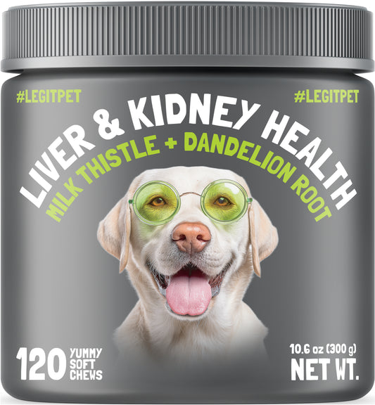 Liver & Kidney Health with Milk Thistle and Dandelion Root
