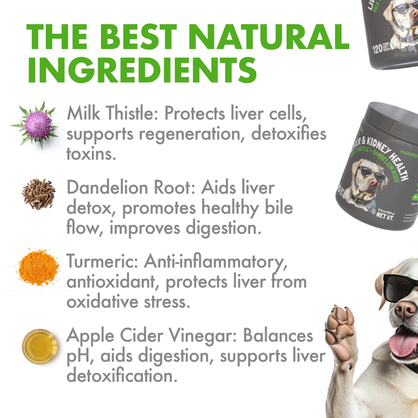 Liver & Kidney Health with Milk Thistle and Dandelion Root