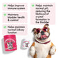 Cranberry UTI Chews for Dogs Bladder Suppot + D-Mannose Supports Kidney Urinary Tract and Bladder Health