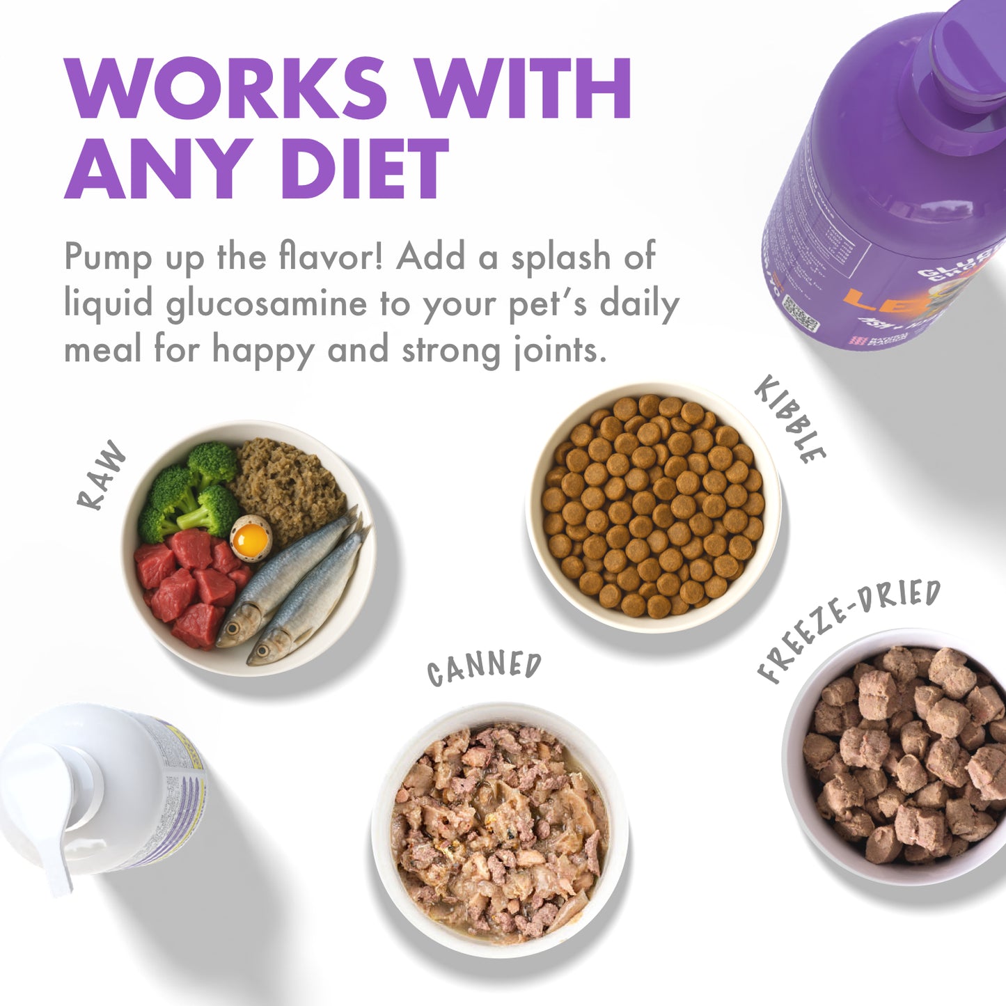Liquid Glucosamine with Chondroitin, MSM & Hyaluronic Acid