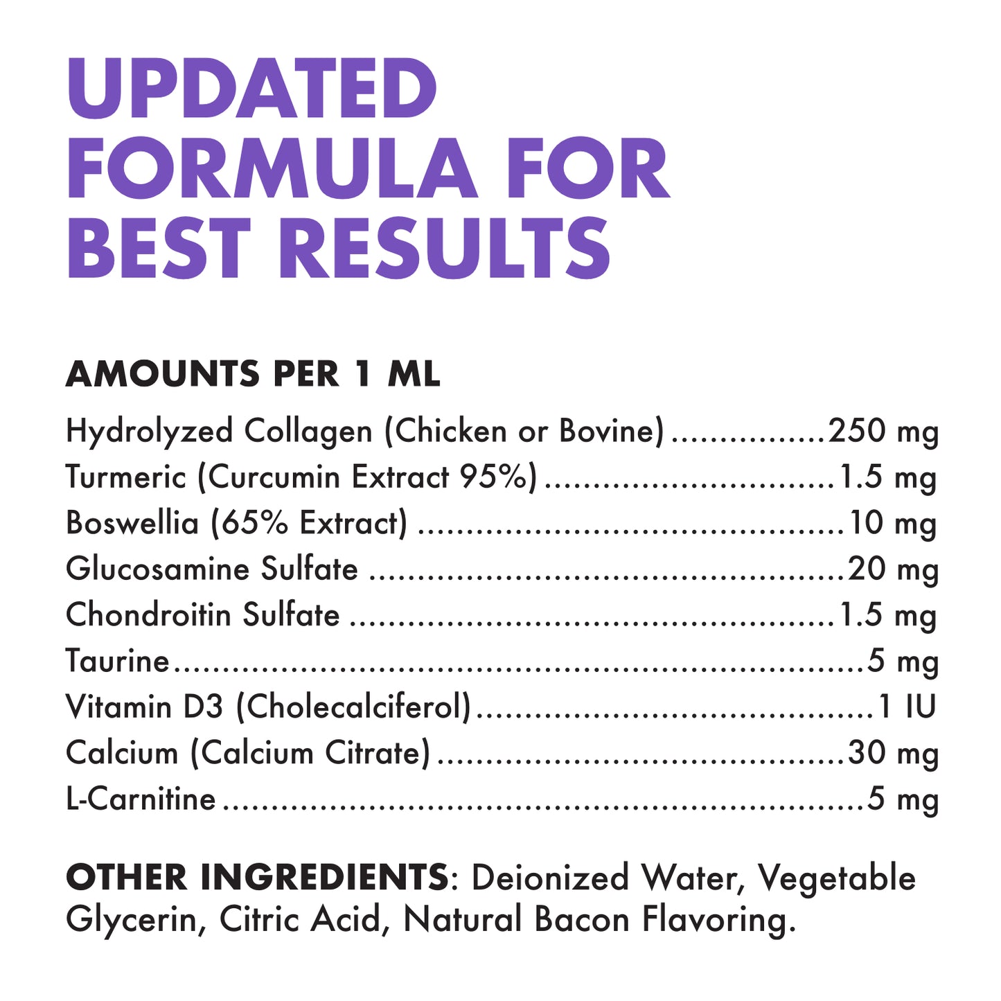 Liquid Collagen for Dogs & Cats Support Hip & Joint