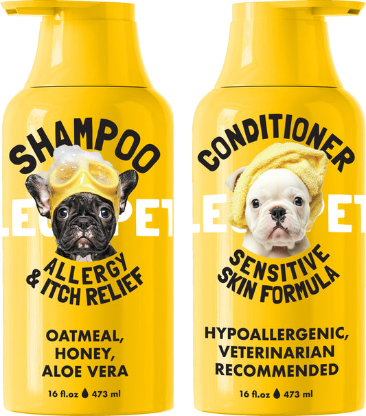 Oatmeal Dog Shampoo & Conditioner Itch & Allergy Relief
