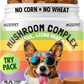 Mushroom Complex Treats for Dogs with Reishi Shiitake and Turkey Tail Mushrooms